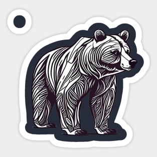 Grizzly Sticker